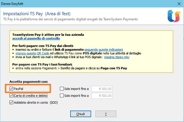 Rev 56 Easyfatt - Ricevere pagamenti con Paypal - 2